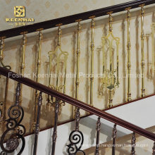 Stainless Steel Stair Fence Golden Painting Decorative Handrail (SF-KH-01)